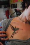 tattoo hummingbird design